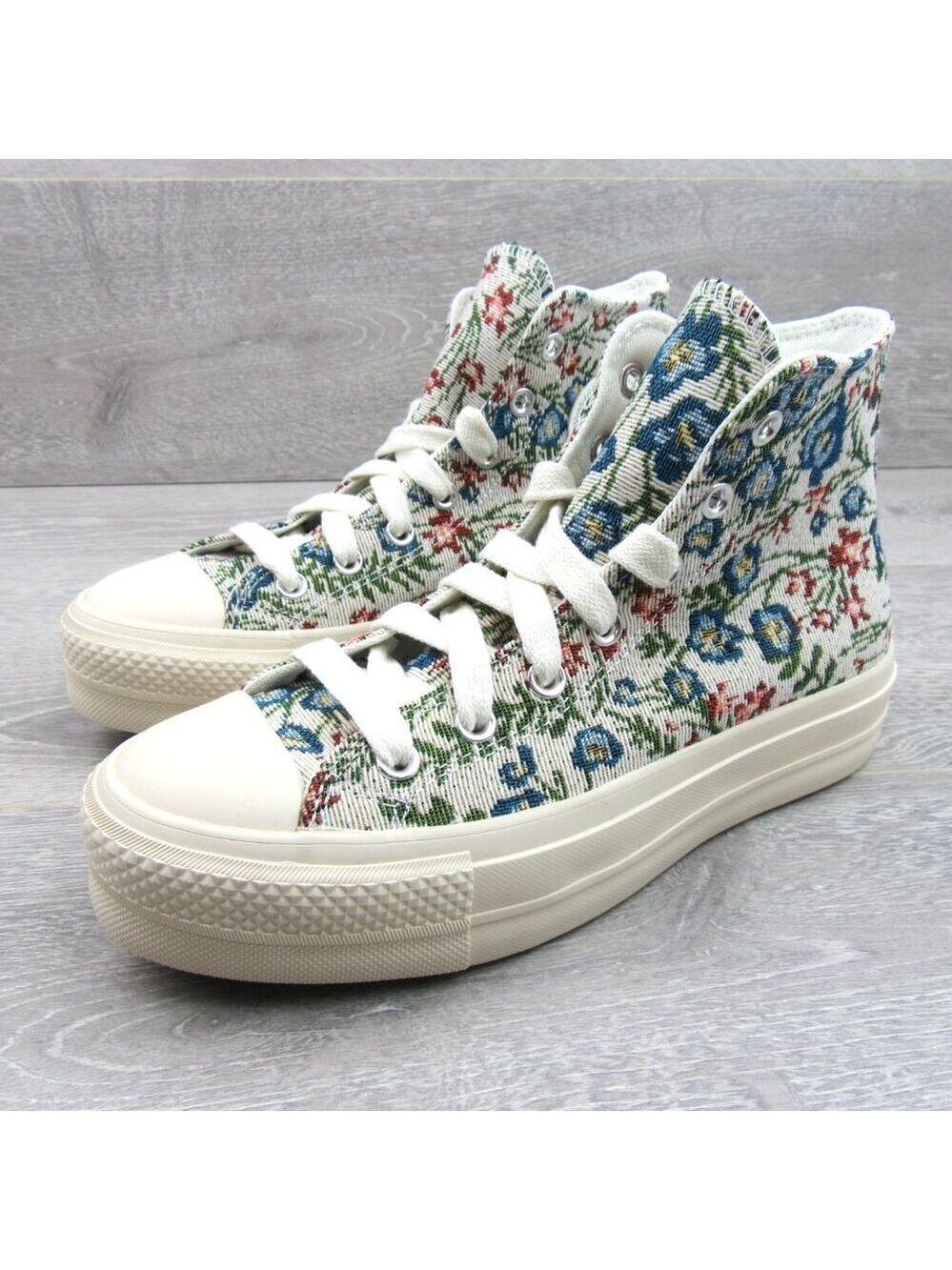 Converse CTAS Lift Platform Floral Tapestry Women's Size 8 Shoes NEW - Picture 4 of 15